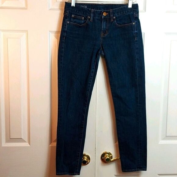 J. Crew Toothpick Ankle Length Jeans Sz 27 - Picture 2 of 8
